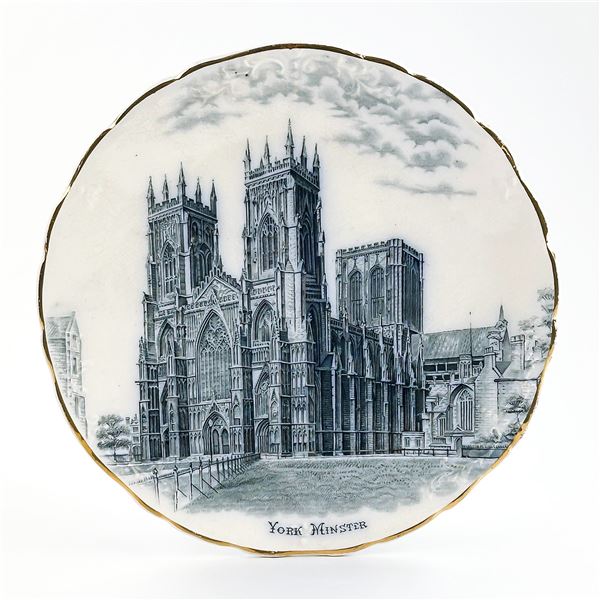 J. PARKES FOSSGATE YORK ENGLAND PLATE - CATHEDRAL