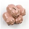 Image 7 : VINTAGE 4 PIGS CERAMIC PIGGY COIN BANK SCULPTURE