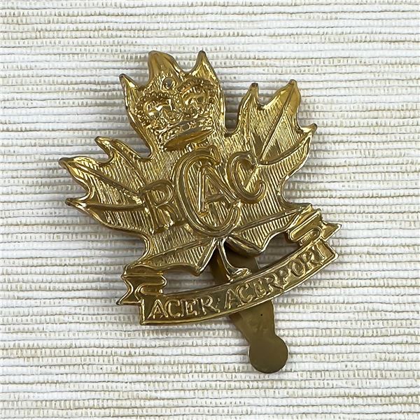 RCAC ACER ACERPORI - ROYAL CANADIAN ARMY BADGE