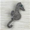 Image 1 : COSTUME JEWELRY SEAHORSE FISH BROOCH PIN