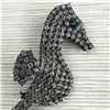 Image 2 : COSTUME JEWELRY SEAHORSE FISH BROOCH PIN