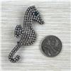 Image 4 : COSTUME JEWELRY SEAHORSE FISH BROOCH PIN