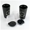 Image 3 : HOCKEY NIGHT TRAVEL INDIGO MUG TUMBLER CUP - X2