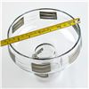 Image 7 : ETCHED CRYSTAL DISH OR BOWL WITH SILVER OVERLAY