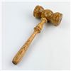 Image 2 : VTG WOODEN AUCTIONEER OR JUDGE GAVEL MALLET