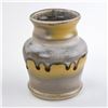 Image 2 : SMALL DRIP POTTERY VASE, PLANTER OR BRUSH HOLDER