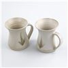 Image 1 : PAIR OF STUDIO ART POTTERY COFFEE MUGS - SIGNED