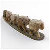 Image 2 : CARVED MARBLE STONE ELEPHANTS INCENSE HOLDERS