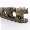 Image 8 : CARVED MARBLE STONE ELEPHANTS INCENSE HOLDERS