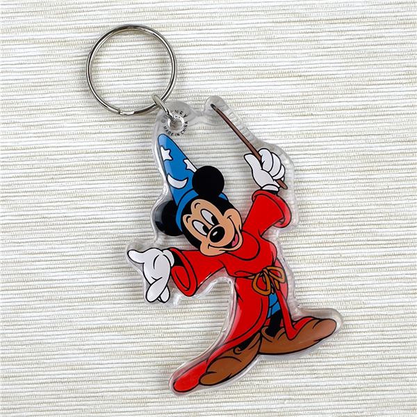 DISNEY FANTASIA SORCERER MICKEY MOUSE KEYCHAIN