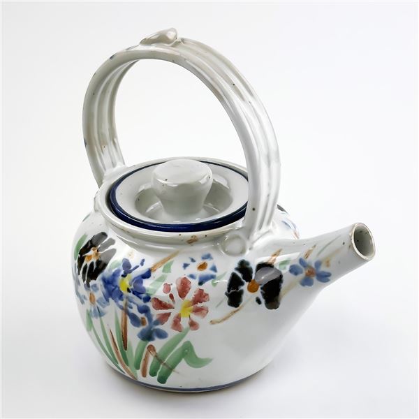 HAND CRAFTED STUDIO ART POTTERY TEAPOT - SIGNED