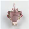 Image 5 : VTG PINK LEFTON FORGET ME NOT SWAN FIGURINE 1727