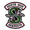 Image 1 : LARGE SOUTH SIDE RIVERDALE SERPENTS PATCH - NEW