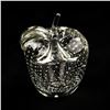Image 4 : CLEAR CRYSTAL BLOWN ART GLASS APPLE PAPERWEIGHT