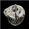 Image 7 : CLEAR CRYSTAL BLOWN ART GLASS APPLE PAPERWEIGHT
