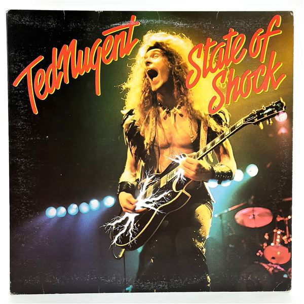 TED NUGENT - STATE OF SHOCK - VINYL LP RECORD