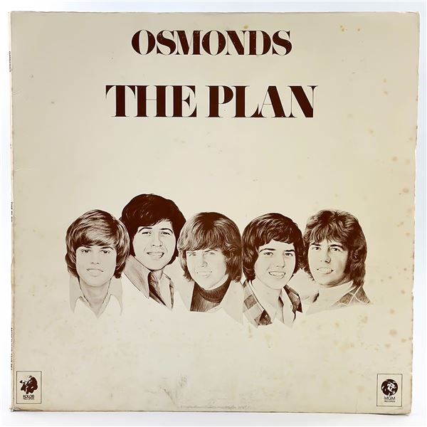 OSMONDS - THE PLAN - VINYL LP RECORD ALBUM