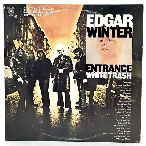 EDGAR WINTER - ENTRANCE / WHITE TRASH - 2X VINYL