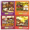 Image 1 : 4 CHARLES WYSOCKI ART - 1000 PC JIGSAW PUZZLES