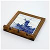 BLUE DELFT STYLE DUTCH WINDMILL SPOON RACK - TILE