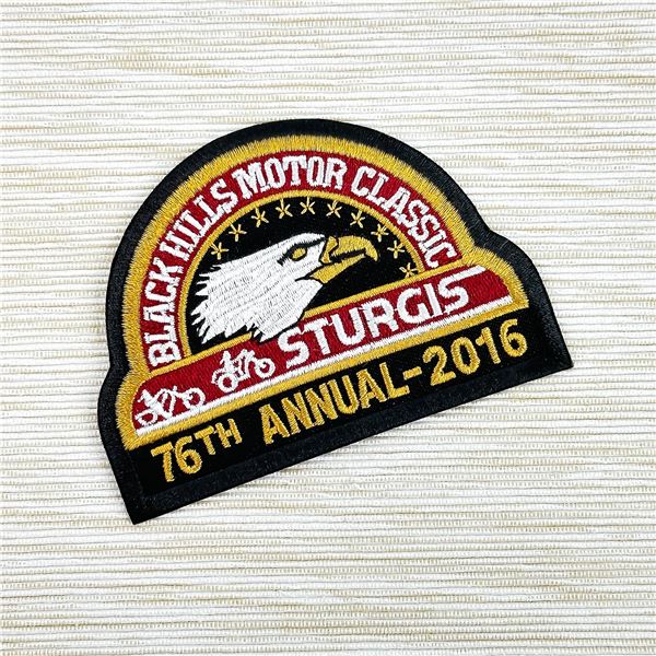 STURGIS 76TH ANNUAL 2016 BIKER RALLY PATCH - NEW