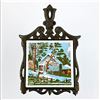 Image 2 : OLD HOMESTEAD IN WINTER TRIVET - CURRIER & IVES
