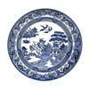 Image 1 : LARGE UNMARKED 12.25” BLUE WILLOW PLATTER PLATE