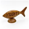 Image 1 : VINTAGE IXOYE JESUS FISH RELIGIOUS WOOD SCULPTURE