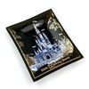 Image 1 : VTG WALT DISNEY WORLD CASTLE SMOKE GLASS TRAY