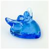 Image 2 : SIGNED PHOENIX STUDIO ART GLASS BLUE BIRDS HEART