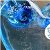 Image 6 : SIGNED PHOENIX STUDIO ART GLASS BLUE BIRDS HEART