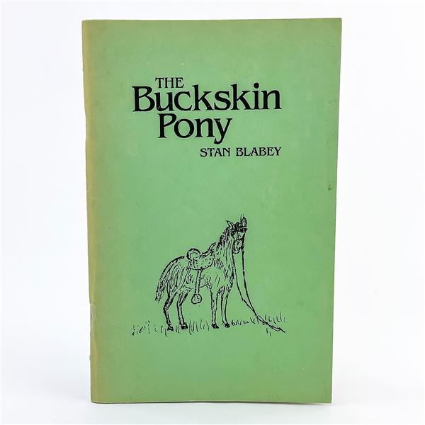 BUCKSKIN PONY & OTHER POEMS - SIGNED STAN BLABEY