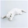 Image 1 : VINTAGE WHITE CERAMIC CAT SCULPTURE - ANIMAL