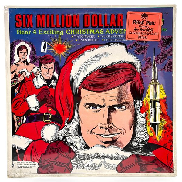 SIX MILLION DOLLAR MAN CHRISTMAS LP NEW - SEALED