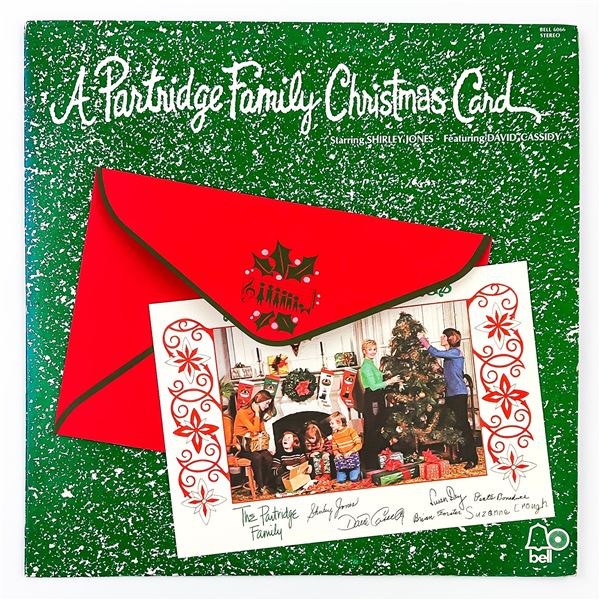 A PARTRIDGE FAMILY CHRISTMAS CARD - CASSIDY - VINYL