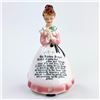 Image 1 : ENESCO PINK KITCHEN PRAYER LADY STRING HOLDER