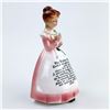 Image 2 : ENESCO PINK KITCHEN PRAYER LADY STRING HOLDER