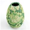 Image 2 : UNIQUE 3D DESIGN - FLORAL LEAFY GREEN FLOWER VASE