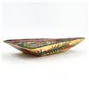 Image 6 : HAND CARVED & PAINTED FOLK ART WOODEN BOWL