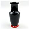 Image 3 : HANDCRAFTED WOODEN LACQUER FLORAL THEME VASE