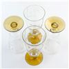 Image 3 : VINTAGE SHORT STEM PARFAIT GLASSES - AMBER BASE