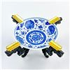 Image 2 : CHINESE PORCELAIN ASHTRAY WITH DRAGON STAND