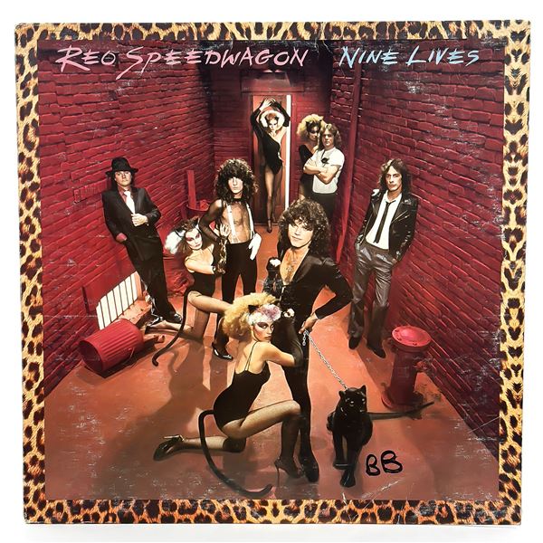 REO SPEEDWAGON - NINE LIVES - VINYL RECORD ALBUM