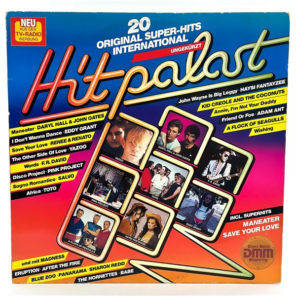 HITPALAST 20 ORIGINAL SUPER-HITS INTERNATIONAL - LP