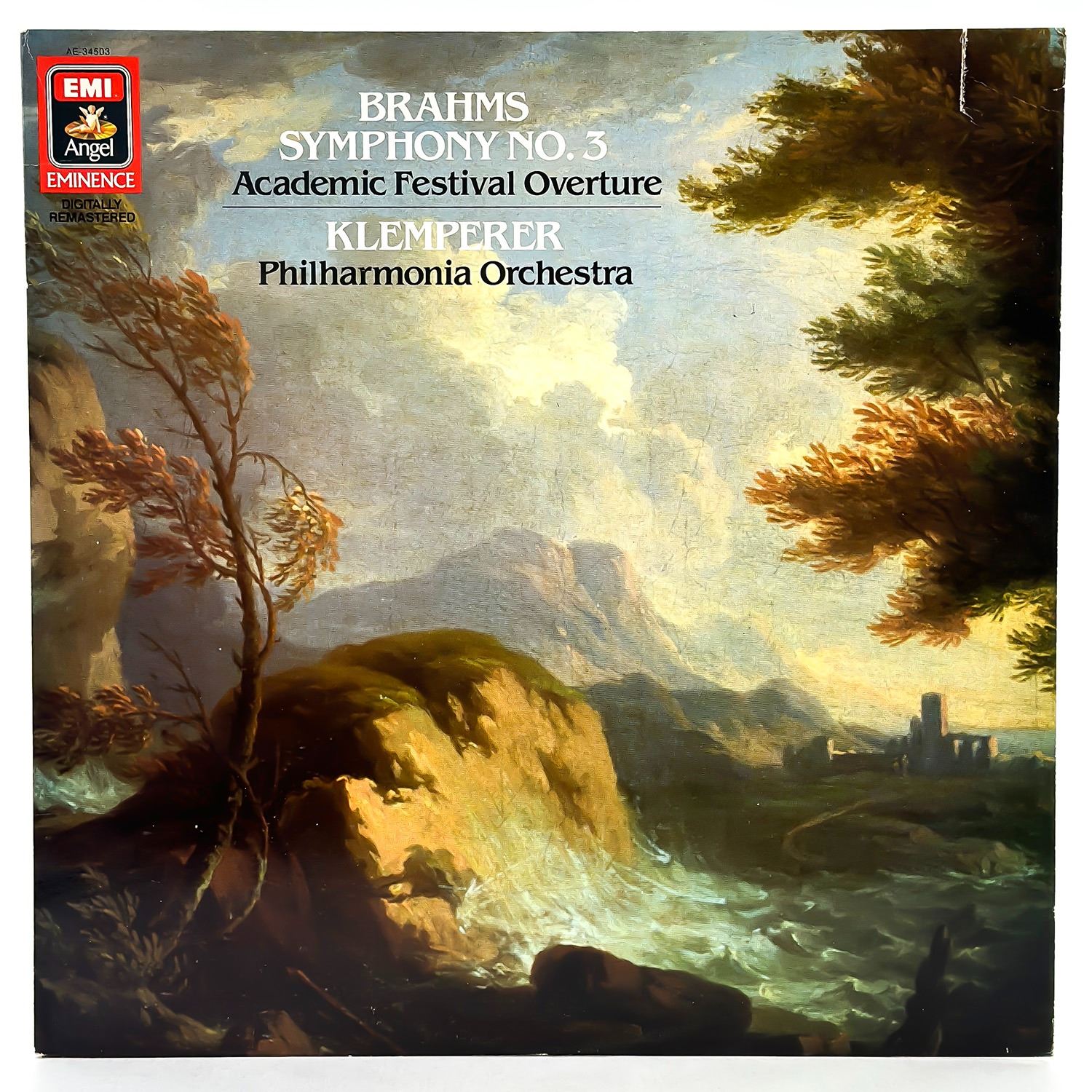 BRAHMS SYMPHONY NO. 3 KLEMPERER VINYL RECORD