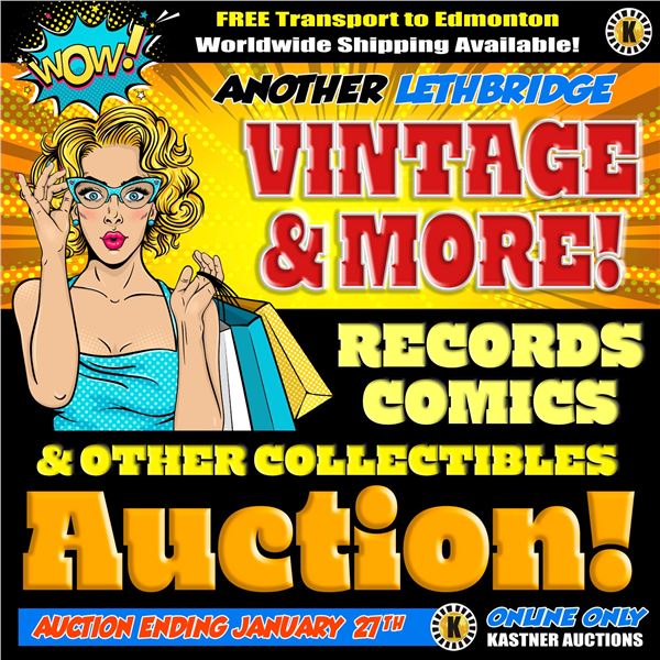 WELCOME TO YOUR KASTNER LETHBRIDGE RECORDS, COMICS,