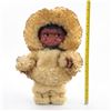 Image 10 : VINTAGE VINYL ESKIMO KIMMIE DOLL - LEATHER & FUR