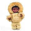 Image 2 : VINTAGE VINYL ESKIMO KIMMIE DOLL - LEATHER & FUR