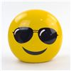Image 1 : CERAMIC SMILEY FACE WITH SHADES COIN PIGGY BANK