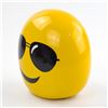Image 2 : CERAMIC SMILEY FACE WITH SHADES COIN PIGGY BANK